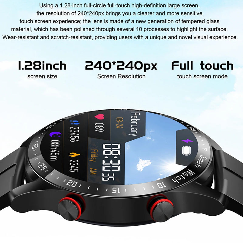 New GPS Sport Tracking Bluetooth Call Smart Watch Men Waterproof Health Weather Display Smartwatch for Android IOS Watches