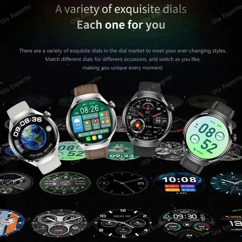 2024 New Bluetooth Call Smart Watch Men Full Touch Sport Fitness Watches Men Waterproof Heart Rate Smartwatch Man Android IOS